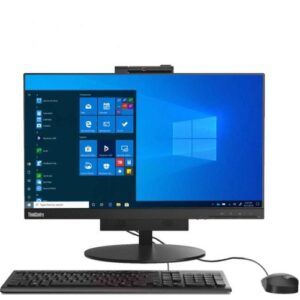 Lenovo Refurbished Thinkcenter M73 Tiny All in One Desktop Core i5 4th Gen 8GB RAM, 500GB HDD 22 Inch FHD Display, Webcam,Windows 11 Pro Computer