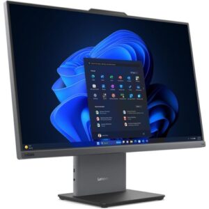 Lenovo Brand New ThinkCentre Neo 50a Gen 5 All-in-One Desktop PC – Intel Core i7, 8GB RAM, 512GB PCIe NVMe SSD, 23.8" Full HD IPS Display, Integrated Graphics, Wi-Fi 6, Webcam, USB-C, HDMI-In/Out, Business AIO Computer